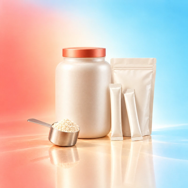 Powder jar, pouch and sticks
